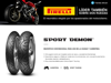 Imagen de PIRELLI SPORT DEMON  110/80 H 17 Moto - Delantero